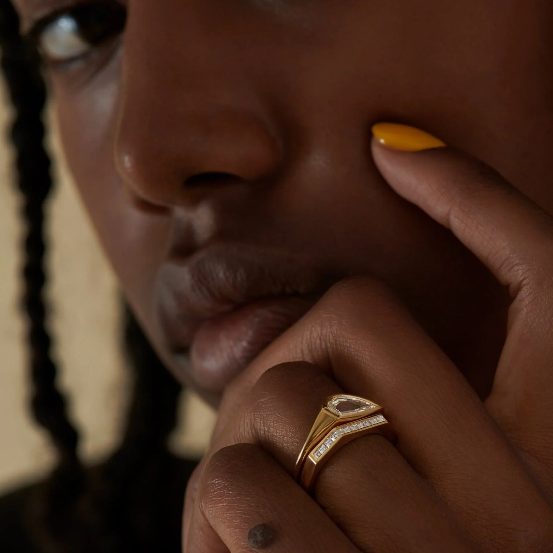 Aperture Portrait Cut Engagement Ring - Image 4