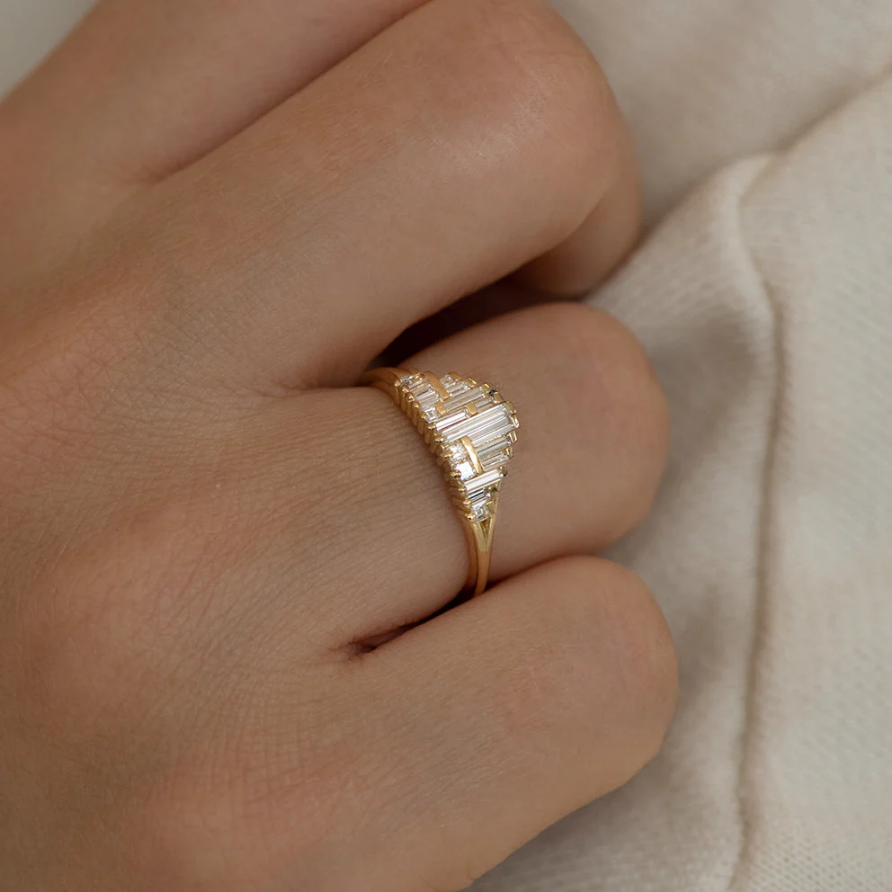 Art Deco Style Engagement Ring - Image 7