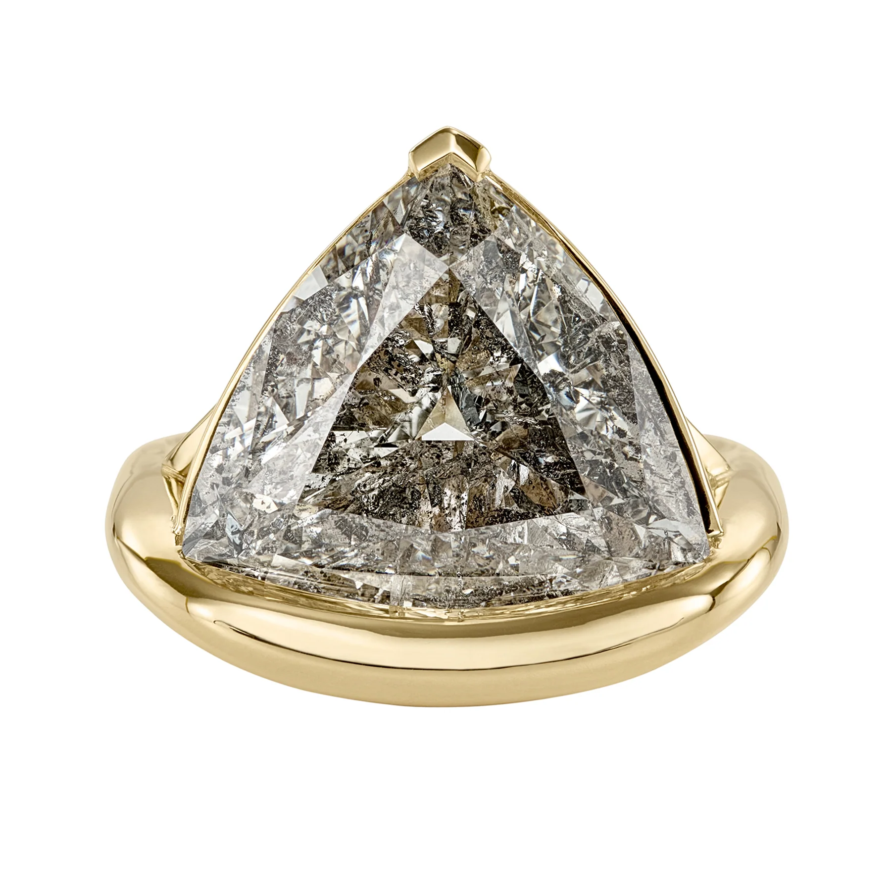 Asteria 9ct Solitaire Galaxy Diamond Engagement Ring