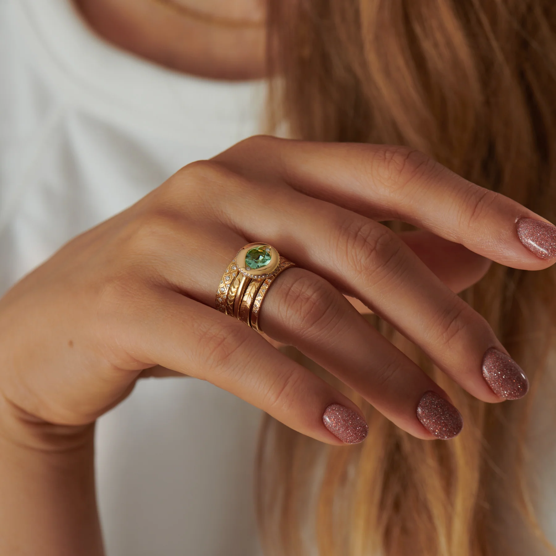 Ayin Paraiba Tourmaline Ring - Image 3