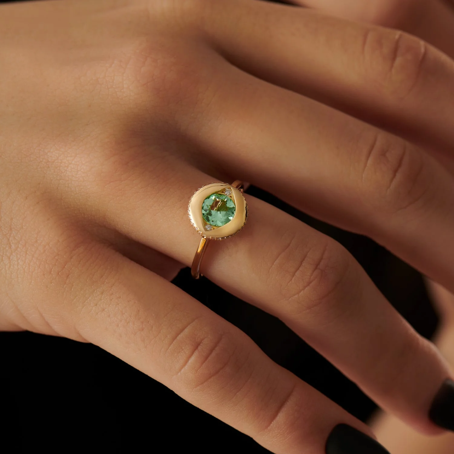 Ayin Paraiba Tourmaline Ring - Image 4