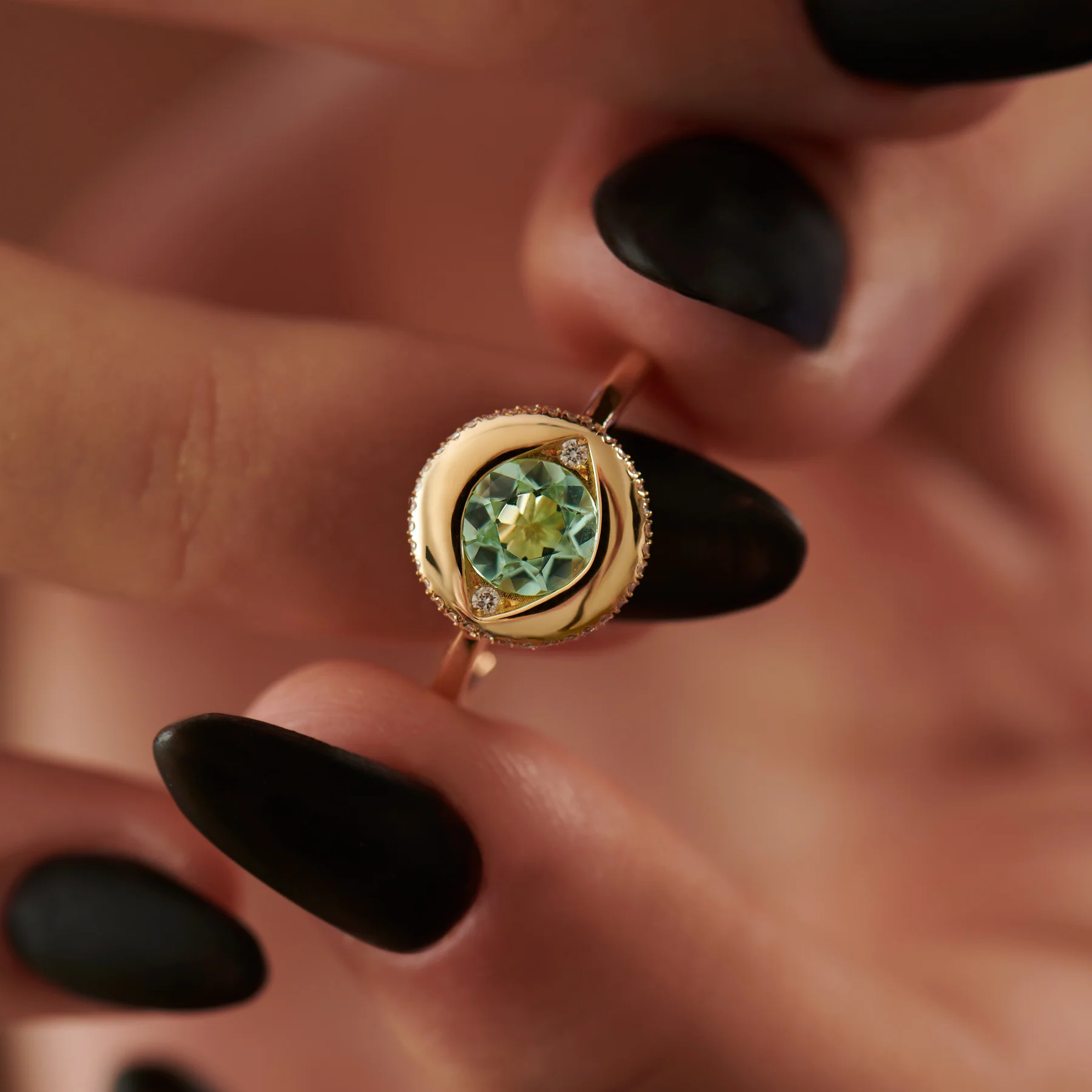 Ayin Paraiba Tourmaline Ring - Image 7