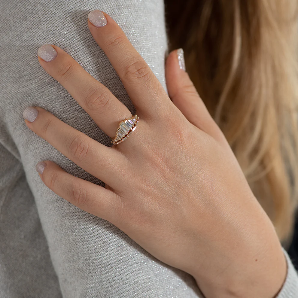 Baguette Cut Diamond Ring - 1.5 carat - Image 3