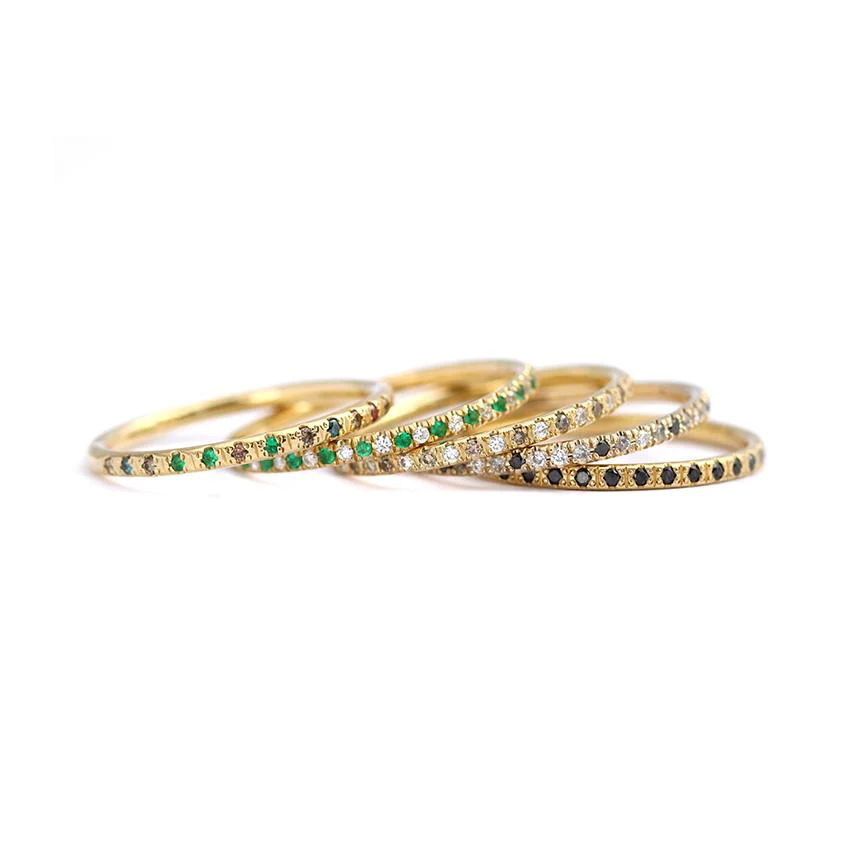 Black Diamond Eternity Ring - Image 3