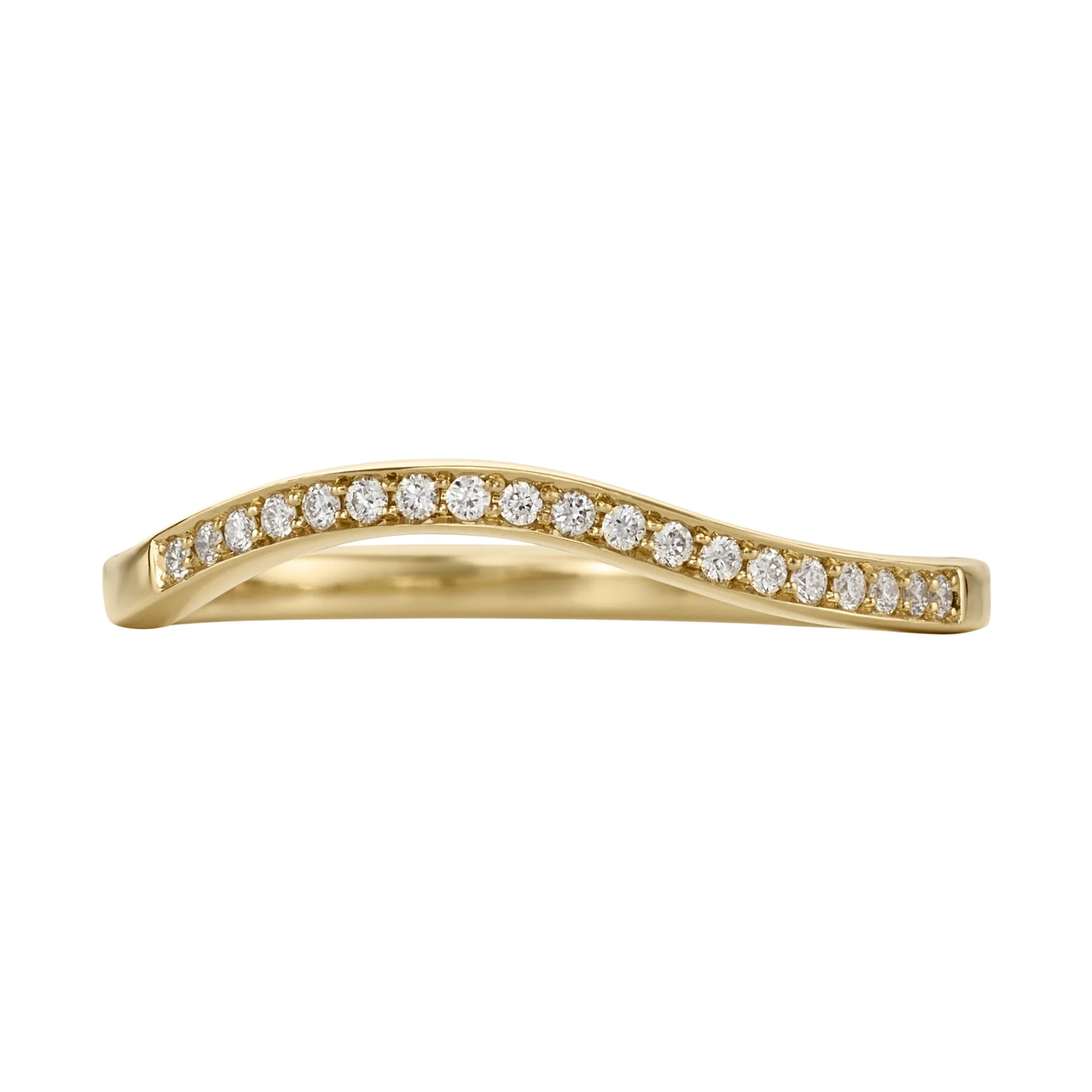 Color Block Ring Set with Sapphires & Diamonds in 18K Gold - Image 9