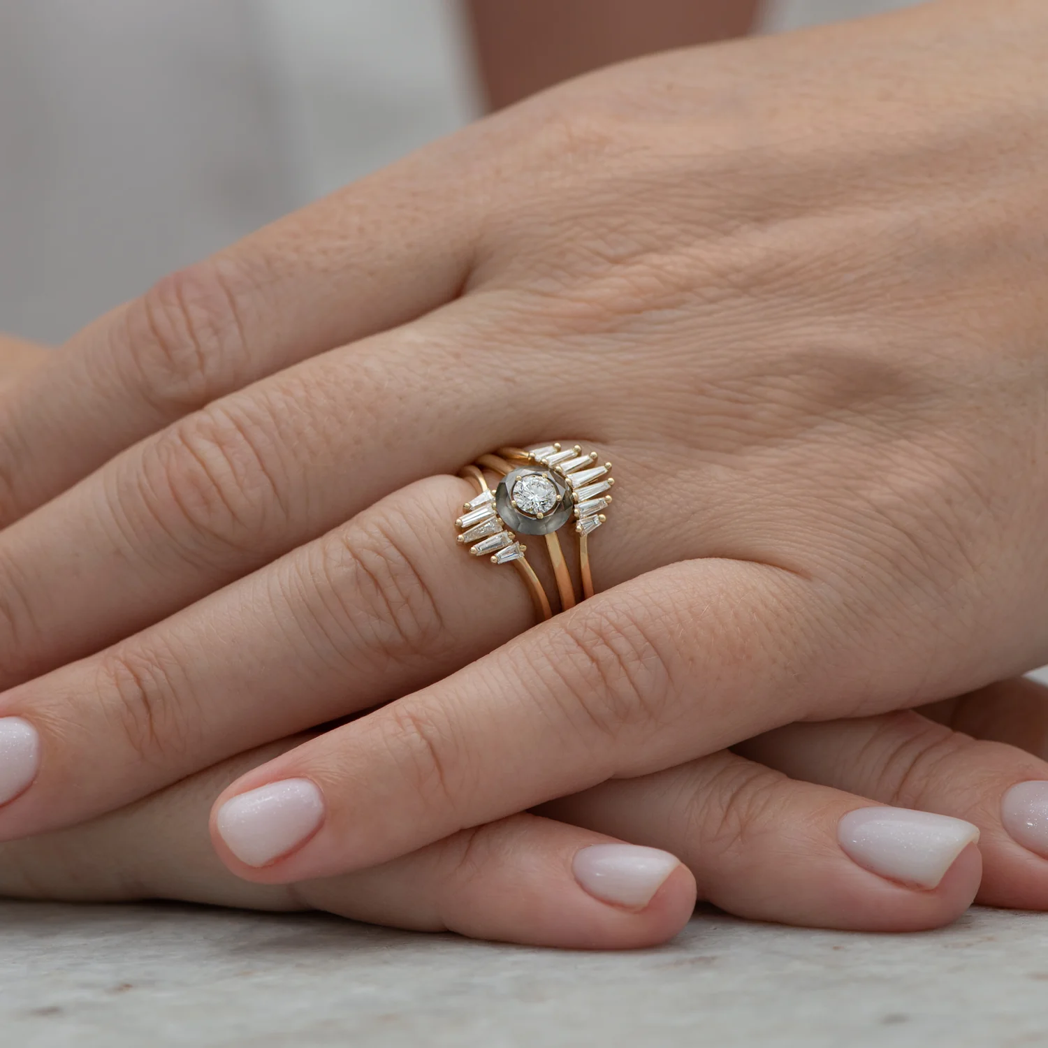 Diamond Sphere Engagement Ring - Limited Edition - Image 8