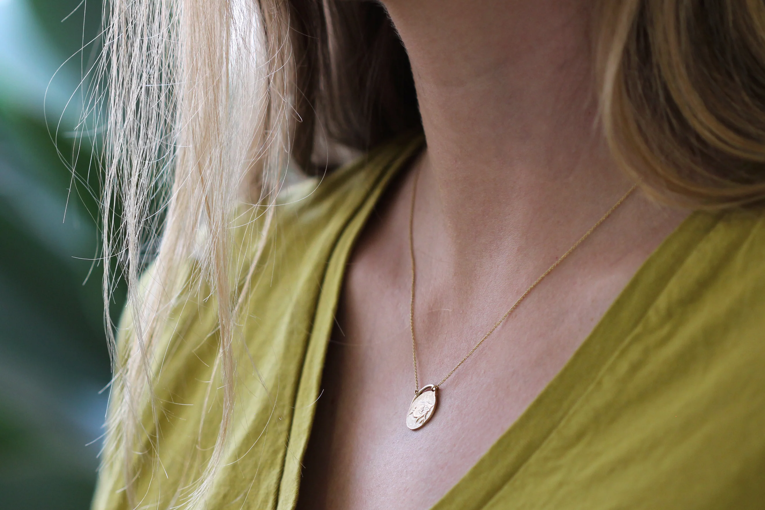Gold Bird Necklace - Image 6