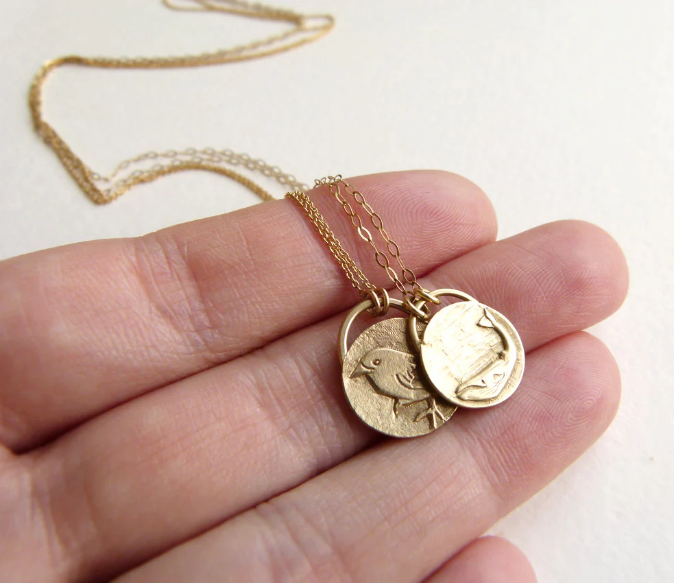 Gold Whale Necklace - Image 3