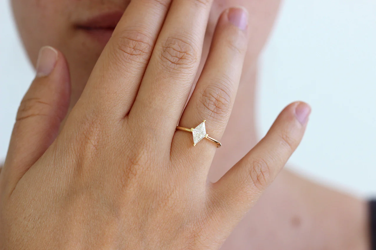 Rhombus Diamond Ring - Image 5