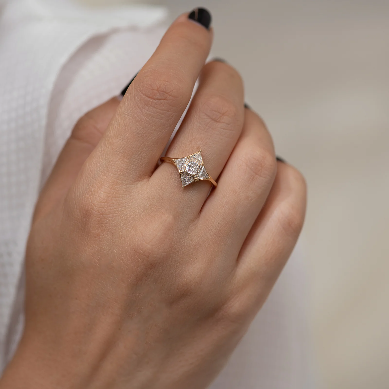 Diamond Star Ring - Image 2