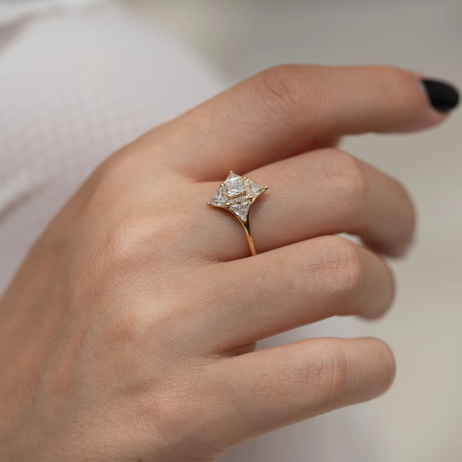 Diamond Star Ring - Image 3
