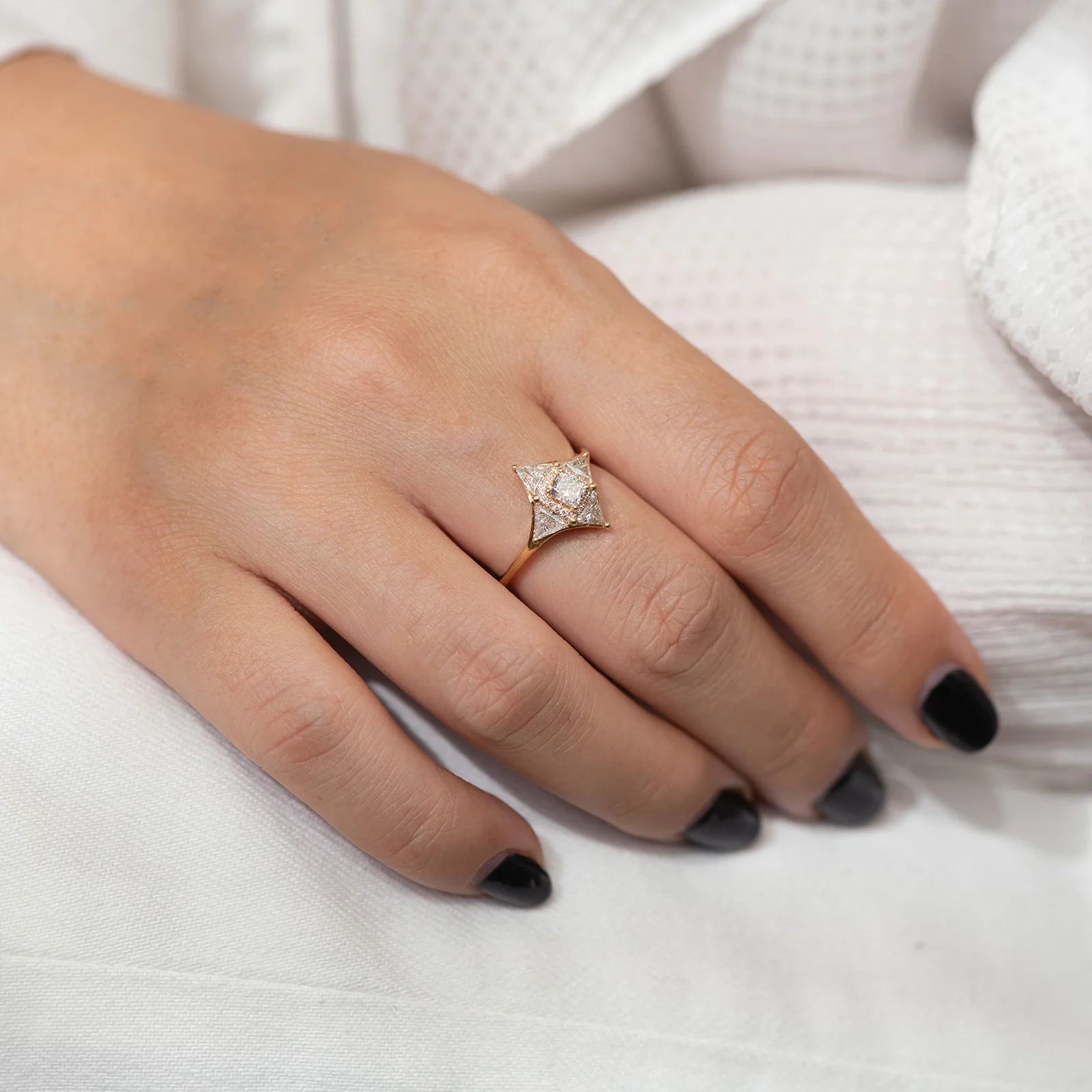 Diamond Star Ring - Image 4