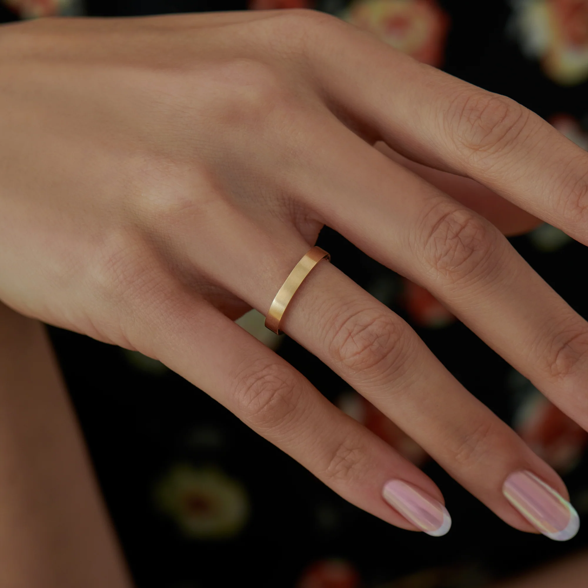 Wide Basic Wedding Band - Image 6