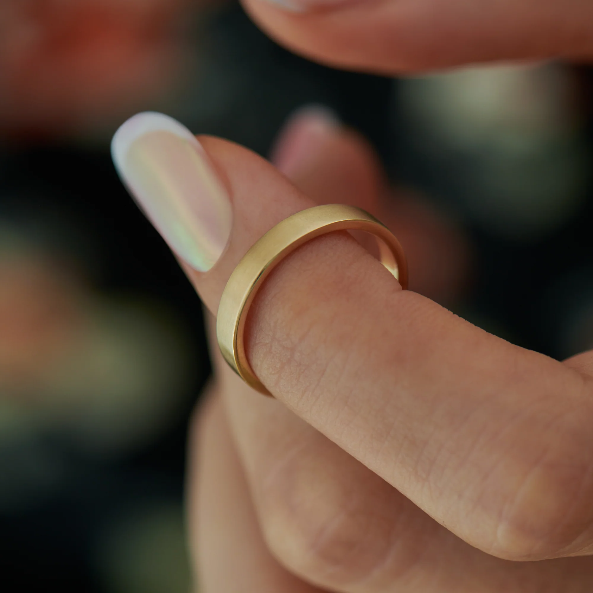 Wide Basic Wedding Band - Image 7